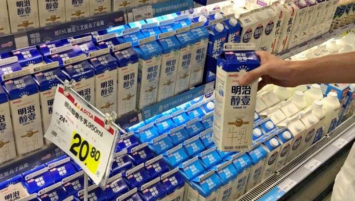 Японская Meiji создает дочернюю молочную компанию в Китае